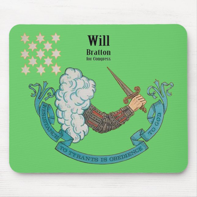 Widersetzen Sie sich Tyrannen befolgen Gott, wird Mousepad (Vorne)