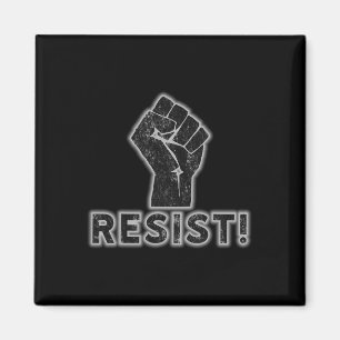 Widerstand der ersten Aktivist Protest Stärke poli Magnet