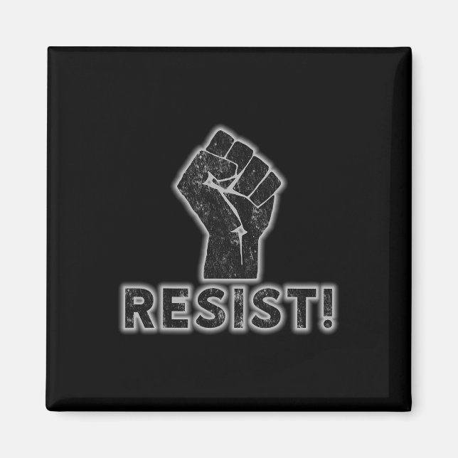 Widerstand der ersten Aktivist Protest Stärke poli Magnet (Vorne)