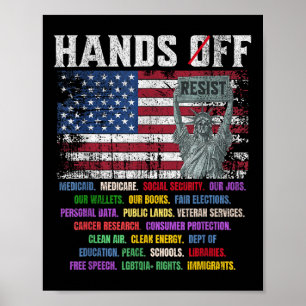 Widerstand der USA gegen Freiheitsstatue abhalten Poster