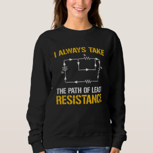 Widerstand eines Elektroingenieurs für einen Handw Sweatshirt