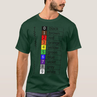 Widerstand Farbcode T-Shirt