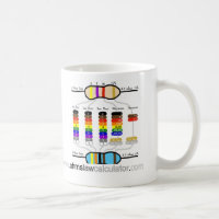 Widerstand-Farbdiagramm-Kaffee-Tasse