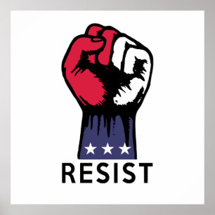 Widerstand Faust Kampf gegen politische Korruption Poster