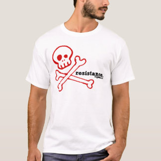 Widerstand fightwear entbeint Weiß T-Shirt