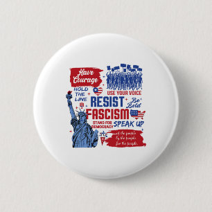 Widerstand gegen den Faschismus 2 Button