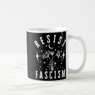 Widerstand gegen den Faschismus lange Schlange Kaffeetasse