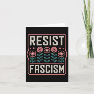 Widerstand gegen den Faschismus Protest Trump gege Karte