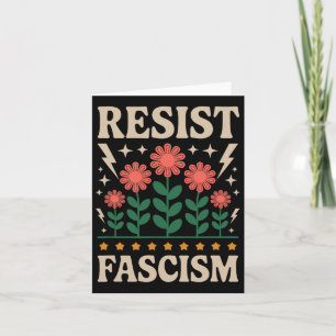 Widerstand gegen den Faschismus Protest Trump gege Karte