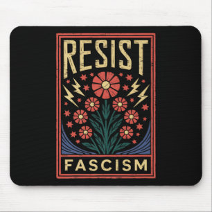 Widerstand gegen den Faschismus Protest Trump gege Mousepad