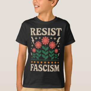 Widerstand gegen den Faschismus Protest Trump gege T-Shirt