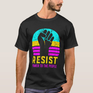 Widerstand gegen den Power des Faschismus gegenübe T-Shirt
