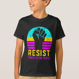 Widerstand gegen den Power des Faschismus gegenübe T-Shirt