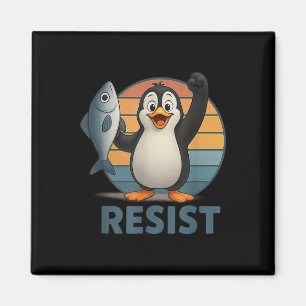 Widerstand gegen Penguin-Aktivismus-Pinguine Prote Magnet