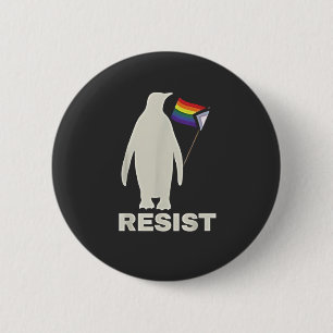 Widerstand gegen Pinguin gegen LGBT-Zölle gegen Tr Button