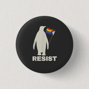 Widerstand gegen Pinguin gegen LGBT-Zölle gegen Tr Button