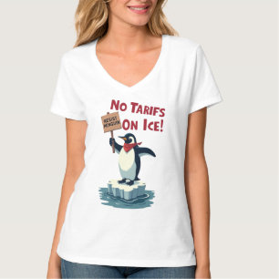 Widerstand gegen Pinguin Protest - keine Zölle auf T-Shirt
