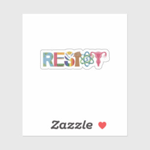 Widerstand gegen Shirt Faustprotest Liberale Aufkleber