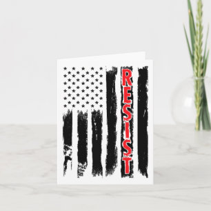 Widerstand gegen Trump-T-Shirts - amerikanischer F Karte