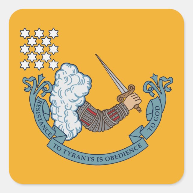 Widerstand gegen Tyrannen - Patriotische Aufkleber (Vorderseite)
