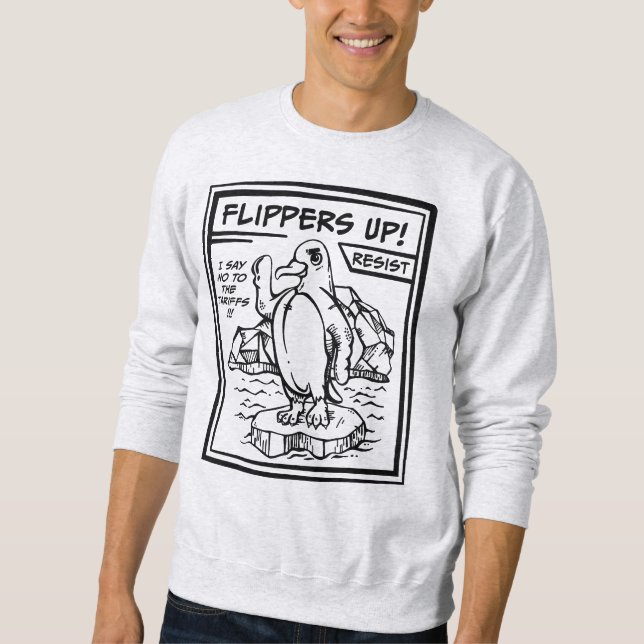 Widerstand gegen Zöllen Sweatshirt (Vorderseite)