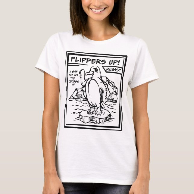 Widerstand gegen Zöllen T-Shirt (Vorderseite)