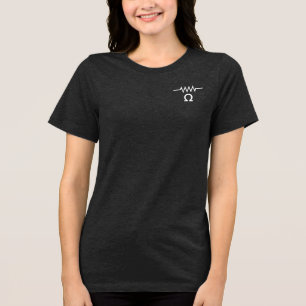 Widerstand in Ohm Tri-Blend Shirt