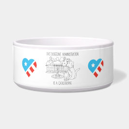 Widerstand-Kochbuch-Haustier-Schüssel Napf