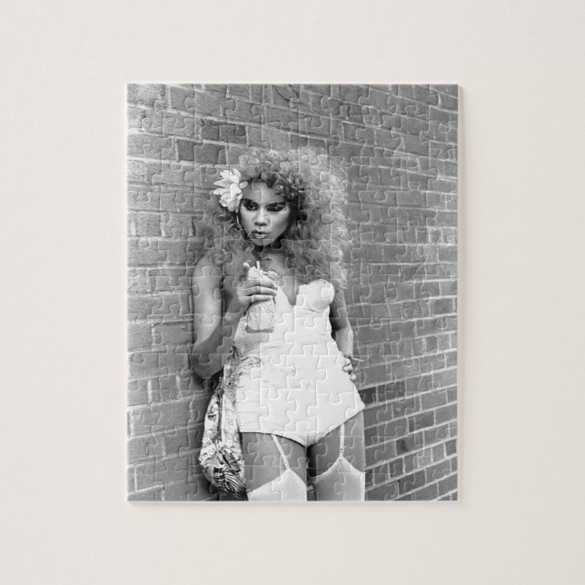 Widerstand-Königin-Gay Pride NYC 1989 Puzzle (Vertikal)