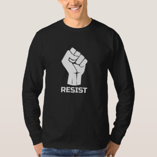 Widerstand mit der Faust - in Weiß T-Shirt