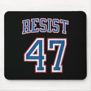 Widerstand Trump 47 Retro bedrückte politische Mousepad