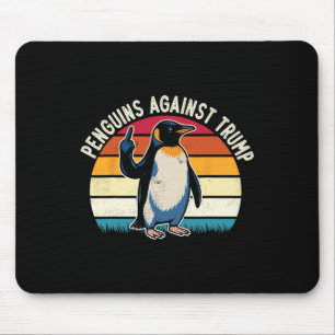 Widerstand von Pinguinen gegen Trump zieht Retro S Mousepad