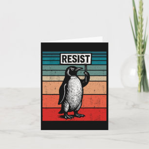 Widerstand von Pinguinen gegen Trump-Zölle Funny Karte