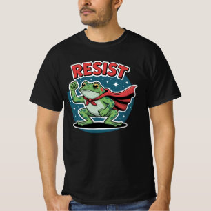 Widerstands-Frosch Portland Frosch Protest für Män T-Shirt