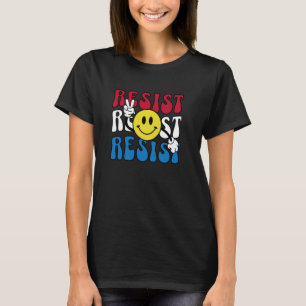 Widerstands-Statement-Shirt Politisch Retro 70er-T T-Shirt