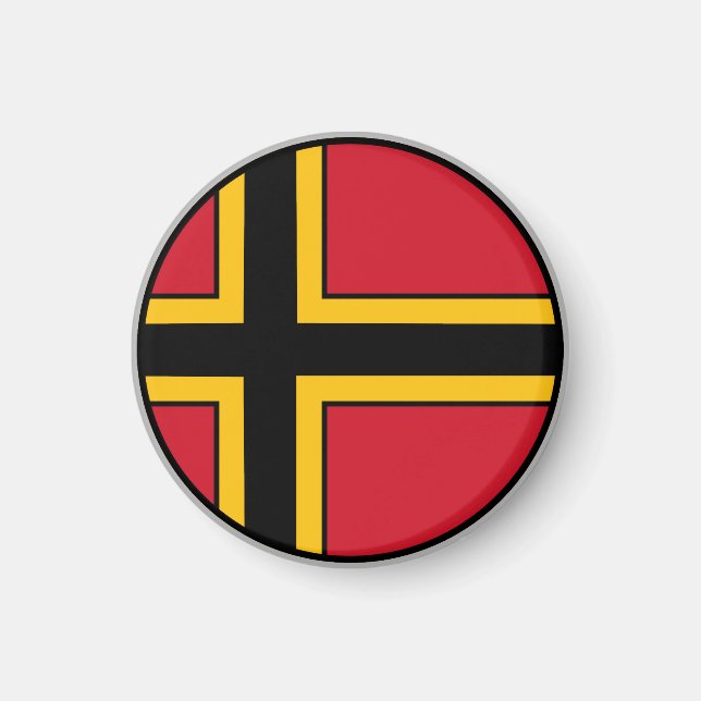 Widerstandsflagge Magnet (Vorne)