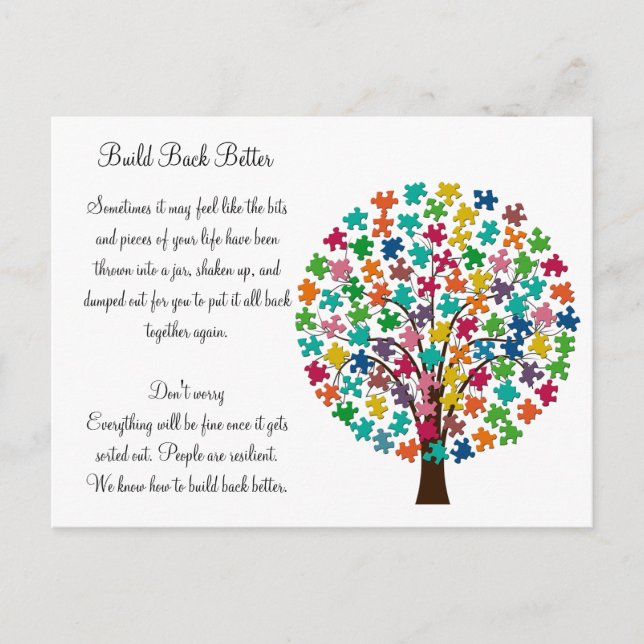 Widerstandskraft Postkarte (Vorderseite)