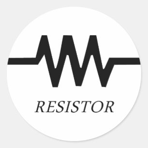 Widerstandskraft Runder Aufkleber