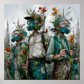 Widerstandssamen - Solarpunk-Poster Poster