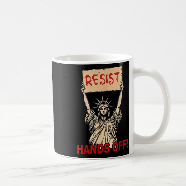 Widerstandsstatus der Freiheitshand von Prot Kaffeetasse (Rechts)