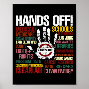 Widerstandsstatus der Freiheitshand von Prot Poster