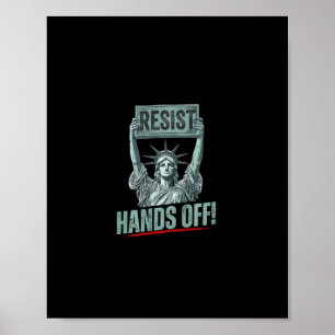 Widerstandsstatus der Freiheitshand von Prot Poster