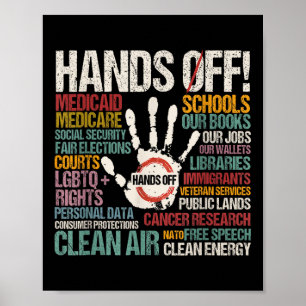 Widerstandsstatus der Freiheitshand von Prot Poster