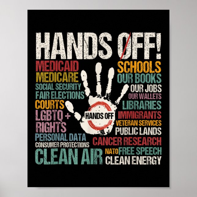 Widerstandsstatus der Freiheitshand von Prot Poster (Vorne)