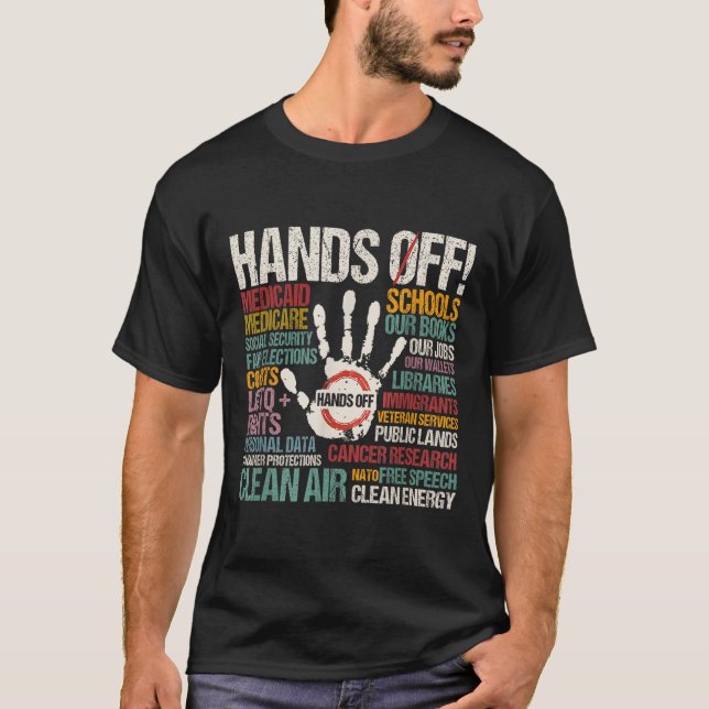 Widerstandsstatus der Freiheitshand von Prot T-Shirt (Vorderseite)