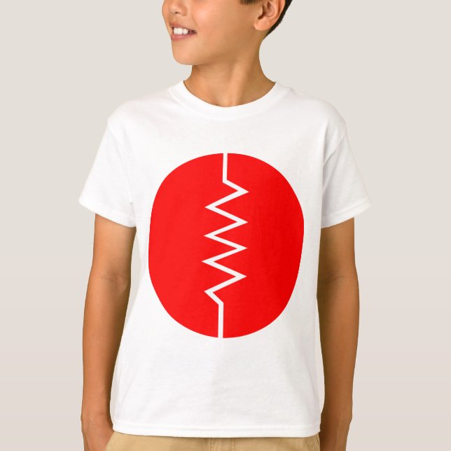 Widerstandssymbol - Circlated T-Shirt (Vorderseite)
