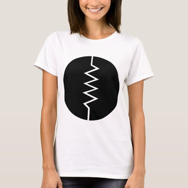 Widerstandssymbol - Circlated T-Shirt (Vorderseite)