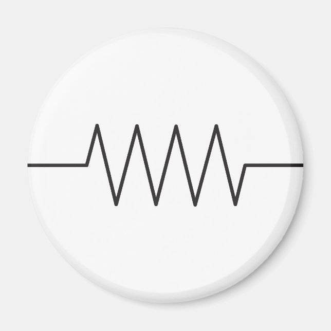 Widerstandssymbol Magnet (Vorne)