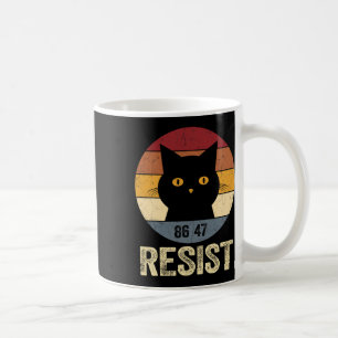 Widerstehe Anti Trump T-Shirt Retro Widerstehe Ant Kaffeetasse