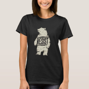 Widerstehe Bär ALT US Nationalpark Naturschutz Akt T-Shirt